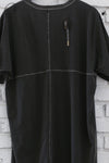 Boris Bidjan Saberi 24 Autumn and Winter Round Neck Short Sleeve T-shirt TF-F035-DARK GREY